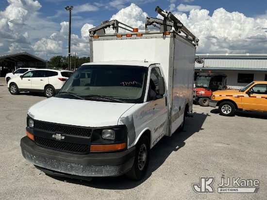 (Tampa, FL) 2006 Chevrolet Express Cutaway Hi-Cube Van Runs & Moves) (Jump To Start, Noisy Engine, B