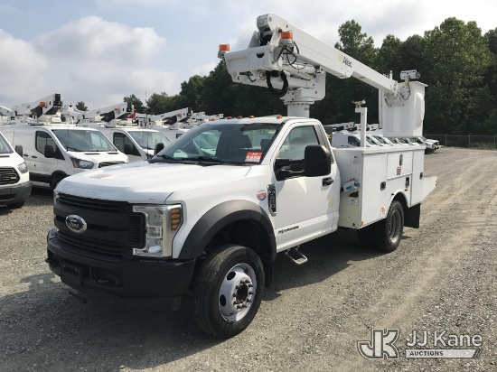 (Mount Airy, NC) Altec AT235, Articulating & Telescopic Non-Insulated Bucket Truck mounted behind ca