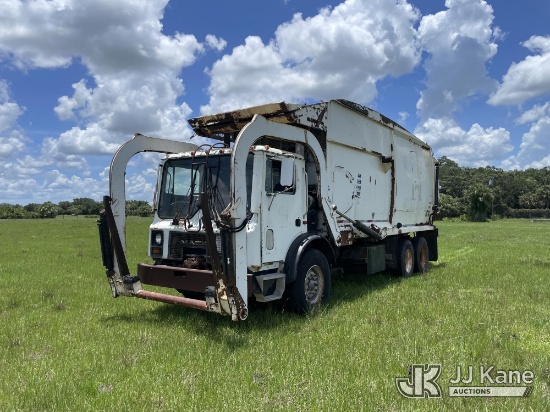 (Punta Gorda, FL) 2007 Mack MR690S Front Load T/A Trash Truck Runs, Moves & Operates) (Rust Damage, 