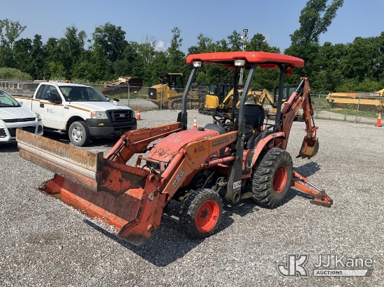 (Verona, KY) 2010 Kubota B26 4x4 Mini Tractor Loader Backhoe, (Duke Unit) Runs, Moves & Operates) (I