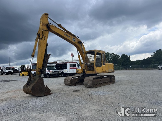 (Villa Rica, GA) 1991 John Deere 490D Hydraulic Crawler Excavator Runs, Moves & Operates) (Lift Cyl 