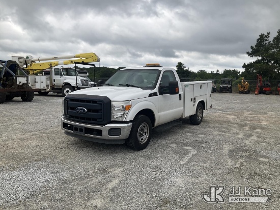 (Villa Rica, GA) 2016 Ford F250 Service Truck Runs & Moves) (Check Engine Light On, Body/ Paint Dama