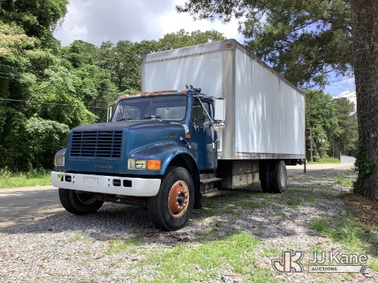 (Graysville, AL) 1997 International 4700 Van Body Truck, (Municipality Owned) Runs & Moves) (Check E