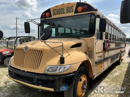 (Thonotosassa, FL) 2009 International 3000 School Bus Not Running, Condition Unknown, No Key, ABS Li