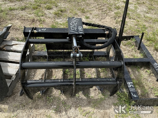 (Thonotosassa, FL) Skid Steer Attachment Grapple (New) NOTE: This unit is being sold AS IS/WHERE IS 