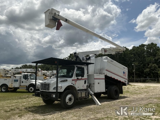 (Tampa, FL) Altec LR758, Over-Center Bucket Truck mounted behind cab on 2015 Freightliner M2 106 Chi