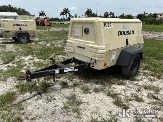 (Westlake, FL) 2015 Doosan/Ingersoll Rand P185WJD Air Compressor Not Running, Condition Unknown) (Bo