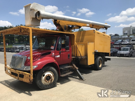 (Mount Airy, NC) Altec LR760, Over-Center Bucket Truck mounted behind cab on 2014 International 4300