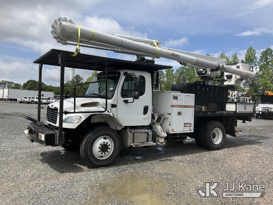 (China Grove, NC) ALTEC LR760E70, Over-Center Elevator Bucket Truck rear mounted on 2018 Freightline