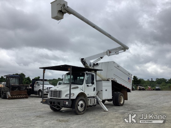 (Villa Rica, GA) Altec LR758, Over-Center Bucket Truck mounted behind cab on 2016 Freightliner M2 10