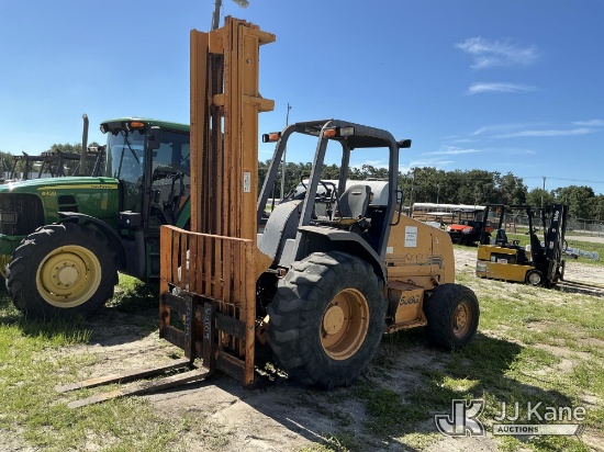 (Tampa, FL) 1999 Case 588G Rough Terrain Forklift Runs, Moves & Operates) (Paint & Body Damage