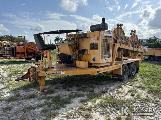 (Westlake, FL) 2011 TSE DP-40-4H 4 Drum Puller/Tensioner, trailer mtd. Not Running, Condition Unknow