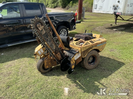 (Florence, SC) 2004 Vermeer Corporation RT200 Walk-Behind Rubber Tired Trencher Runs, Moves & Trench