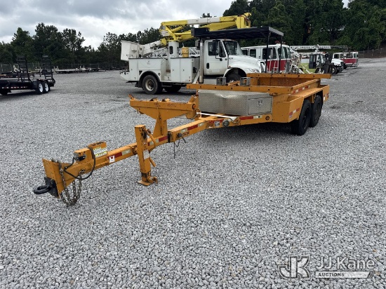 (Villa Rica, GA) 2017 Butler BP-1600-S T/A Extendable Pole/Material Trailer Toolbox Damaged