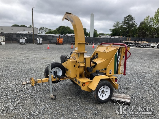 (China Grove, NC) 2019 Vermeer BC700XL Chipper (6in Disc) Runs & Operates) (Missing Bolts For Chute