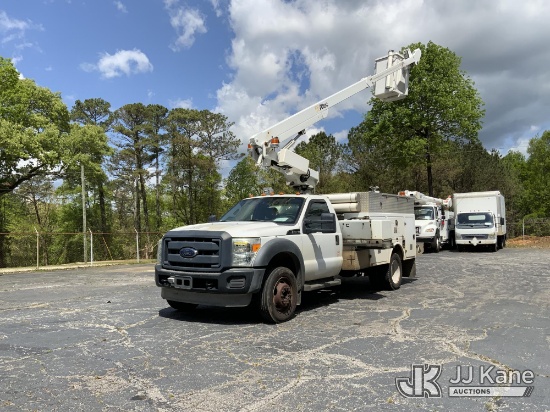 (Graysville, AL) Altec AT200, Telescopic Non-Insulated Bucket Truck mounted behind cab on 2012 FORD 