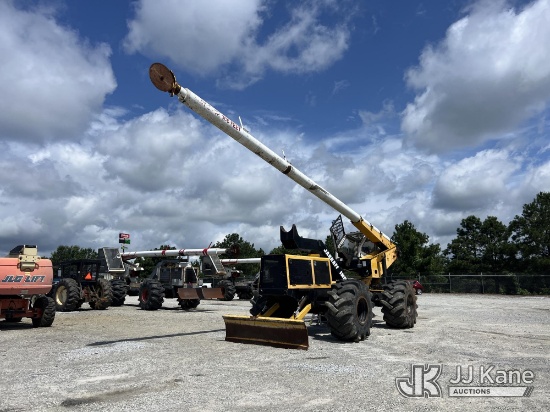 (Villa Rica, GA) Jarraff Articulating Rubber Tired Tree Saw Runs, Moves & Operates) (Jump To Start, 