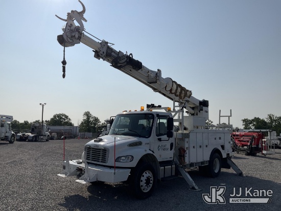 (Verona, KY) Altec DM47TR, Digger Derrick rear mounted on 2012 Freightliner M2 106 Utility Truck, (D