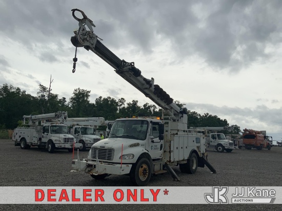 (Verona, KY) Altec DM47TR, Digger Derrick rear mounted on 2011 Freightliner M2 106 Utility Truck, (D