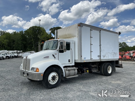 (China Grove, NC) 2007 Kenworth T300 Van Body/Service Truck Runs & Moves) (Jump To Start, Crane Cond