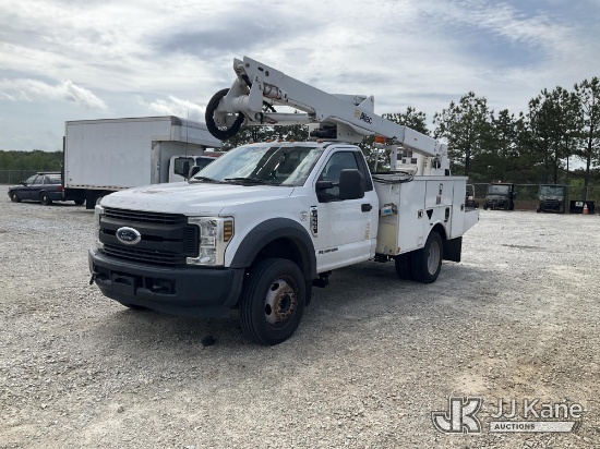 (Villa Rica, GA) Altec AT40G, Articulating & Telescopic Bucket Truck mounted behind cab on 2018 Ford
