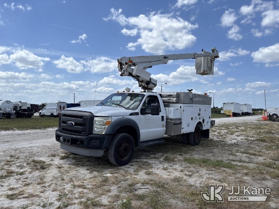 (Westlake, FL) Altec AT200-A, Telescopic Non-Insulated Bucket Truck mounted behind cab on 2013 Ford 