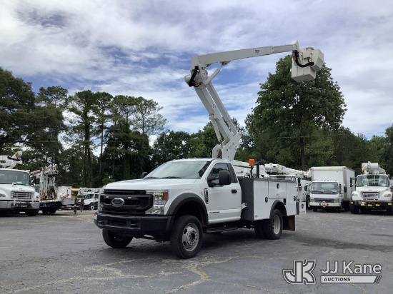 (Graysville, AL) ETI ET037-IH, Articulating & Telescopic Bucket Truck mounted behind cab on 2021 For