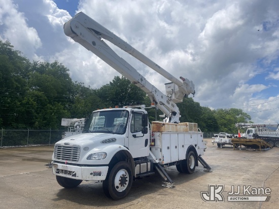 (Chattanooga, TN) Altec AA55-MH, Material Handling Bucket Truck rear mounted on 2015 Freightliner M2