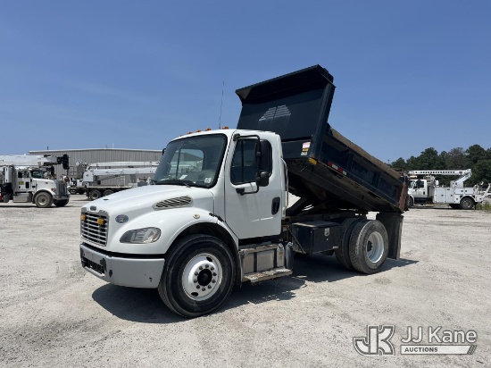 (Chester, VA) 2014 Freightliner M2 106 Dump Truck Runs, Moves, & Dump Body Operates) (ABS Light On, 