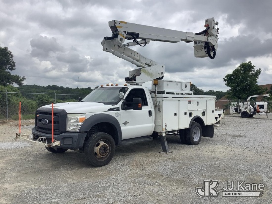 (Villa Rica, GA) Altec AT40-MH, Articulating & Telescopic Material Handling Bucket Truck mounted beh
