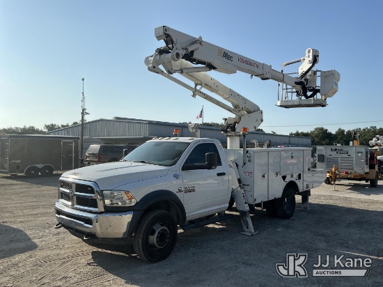 (Tampa, FL) Altec AT48S, Articulating & Telescopic Material Handling Platform Lift center mounted on