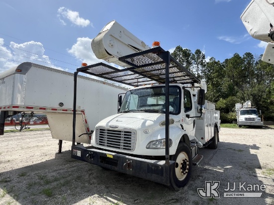 (Jacksonville, FL) Altec AA55, Material Handling Bucket Truck rear mounted on 2014 Freightliner M2 1