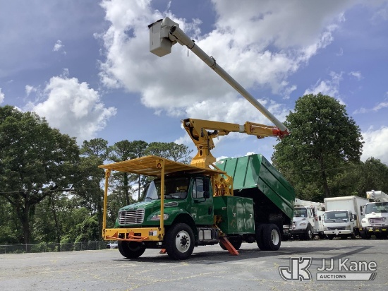 (Graysville, AL) Altec LR760-E70, Over-Center Elevator Bucket Truck mounted behind cab on 2018 Freig