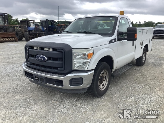 (Villa Rica, GA) 2015 Ford F250 Service Truck, (Southern Company Unit) Runs & Moves) (Body/Paint Dam