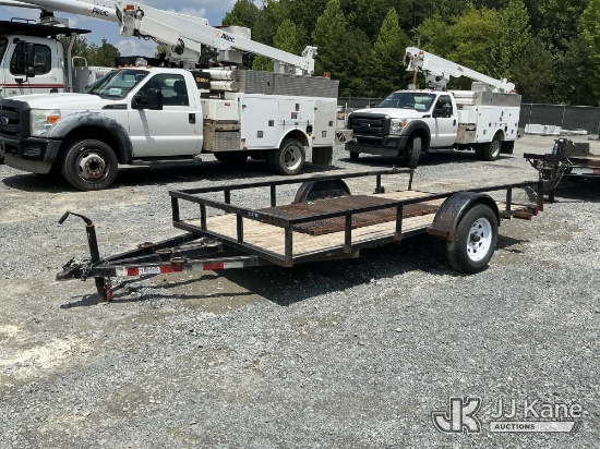 (China Grove, NC) 2018 STYK 6X12SA S/A Tagalong Trailer Broken Ramp & Blown Out Tire