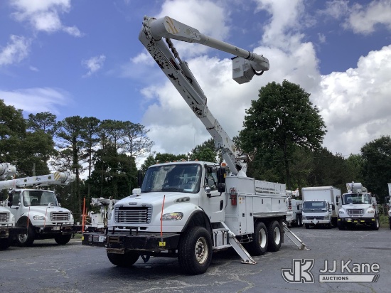 (Graysville, AL) Altec AM855, Over-Center Material Handling Bucket Truck rear mounted on 2016 Freigh