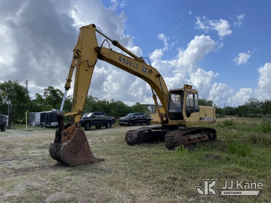 (Melbourne, FL) 1995 John Deere 690E Hydraulic Excavator Runs, Moves &  Operates)  (Multiple Windows