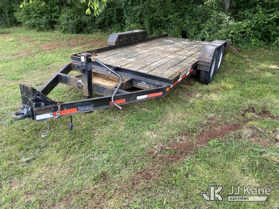 (Kodak, TN) 2016 Custom 5T162 Tilt-top Tagalong Equipment Trailer Roadworthy) (Slight Bend To Traile