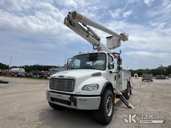 (Thonotosassa, FL) Altec L42M, Over-Center Material Handling Bucket Truck center mounted on 2010 Fre