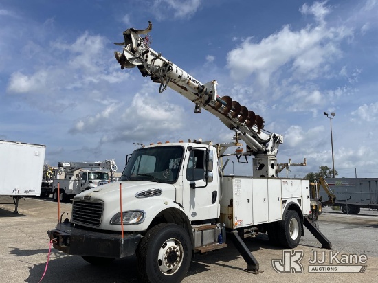 (Chattanooga, TN) Terex/Telelect Commander C4047, Digger Derrick rear mounted on 2015 Freightliner M