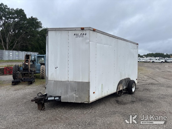 (Tampa, FL) 2008 Imperial V Nose T/A Enclosed Cargo Trailer, Hillsborough County School Board Unit M
