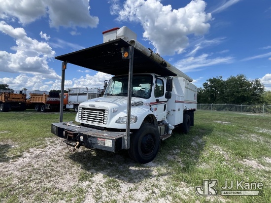 (Tampa, FL) Altec LR756, Over-Center Bucket Truck mounted behind cab on 2015 Freightliner M2 106 4x4