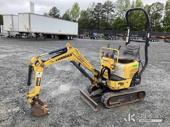 (China Grove, NC) 2018 Yanmar SV08-1B Mini Hydraulic Excavator Runs, Moves & Operates
