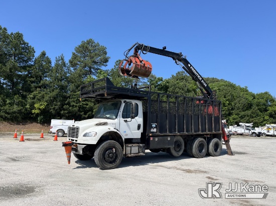 (Chester, VA) Prentice 2124BC, Grappleboom Crane rear mounted on 2014 Freightliner M2 106 Tri/A Debr
