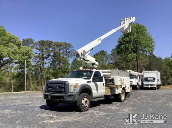 (Graysville, AL) Altec AT200-A, Telescopic Non-Insulated Bucket Truck mounted behind cab on 2012 For