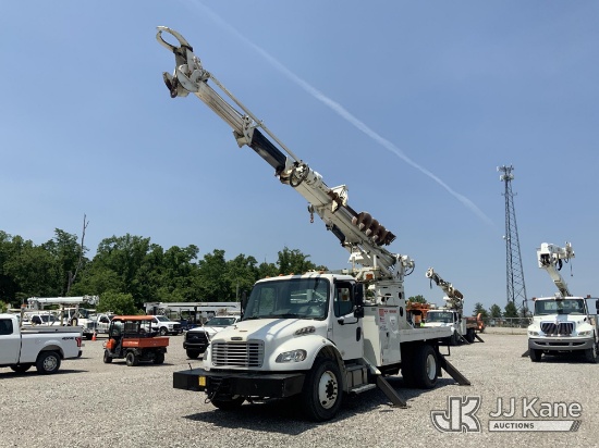 (Verona, KY) Terex Commander 4047, Digger Derrick rear mounted on 2017 Freightliner M2 106 Flatbed/U