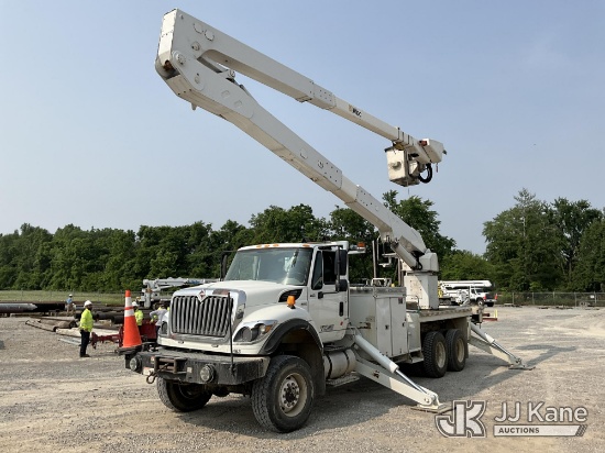 (Owensboro, KY) Altec A77T, Articulating & Telescopic Material Handling Bucket Truck rear mounted on