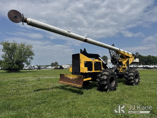 (Wakefield, VA) 2015 Jarraff 75 Ft Telescopic Insulated Tree Saw Runs & Moves) (Body Damage, Leaks