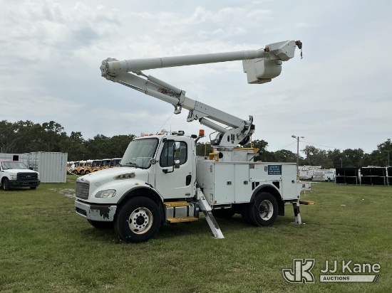 (Thonotosassa, FL) Altec L42-MH, Over-Center Material Handling Bucket Truck center mounted on 2012 F