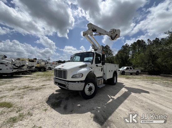(Jacksonville, FL) Altec TA40, Articulating & Telescopic Bucket Truck mounted behind cab on 2020 Fre